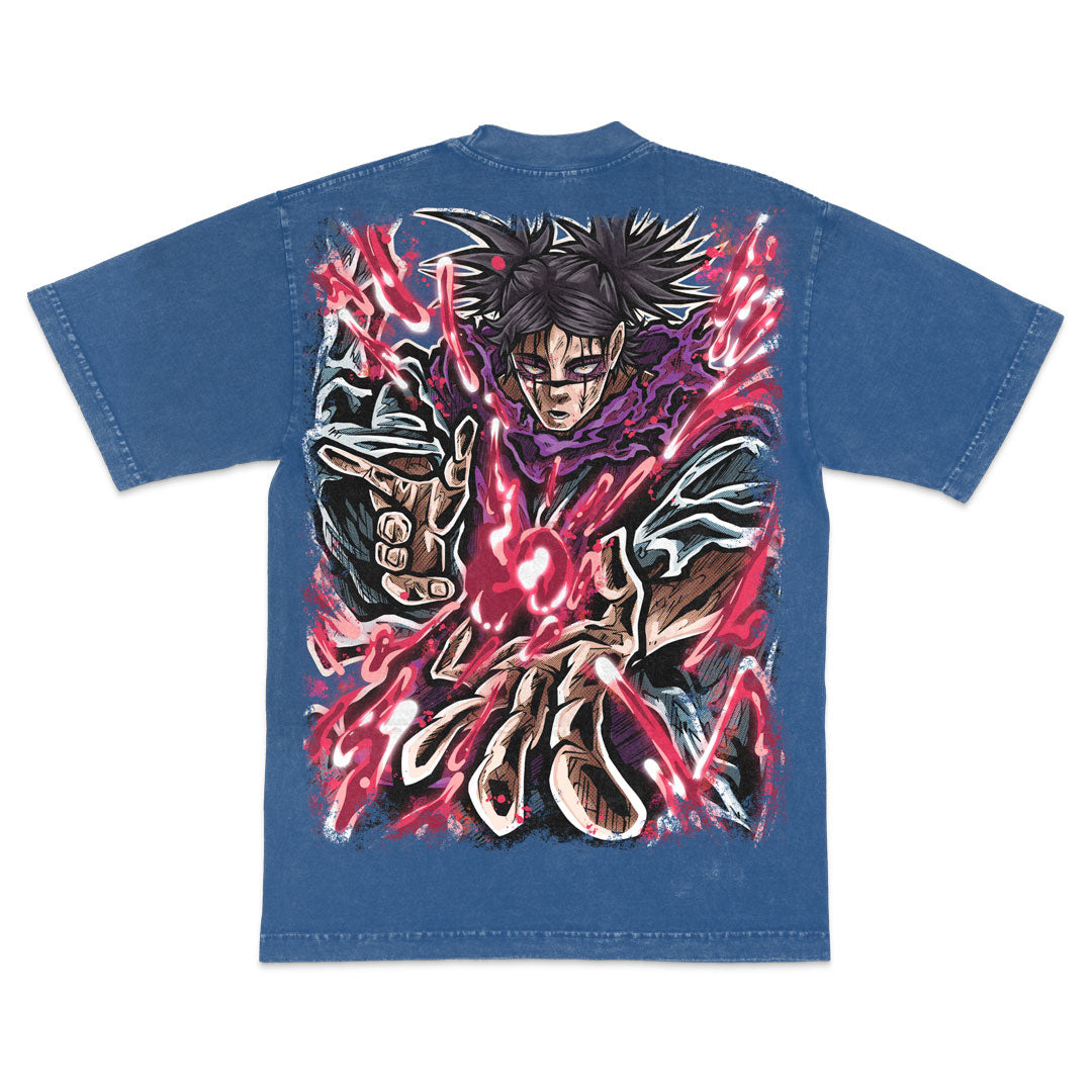 Artery Assassin Heavyweight Mineral Wash Tee - Indigo