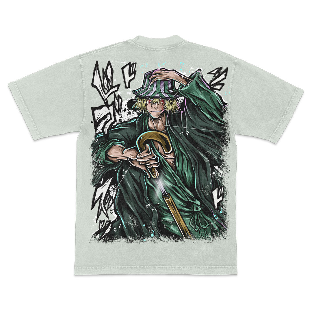 Hat and Sandals Heavyweight Mineral Wash Tee - Limestone