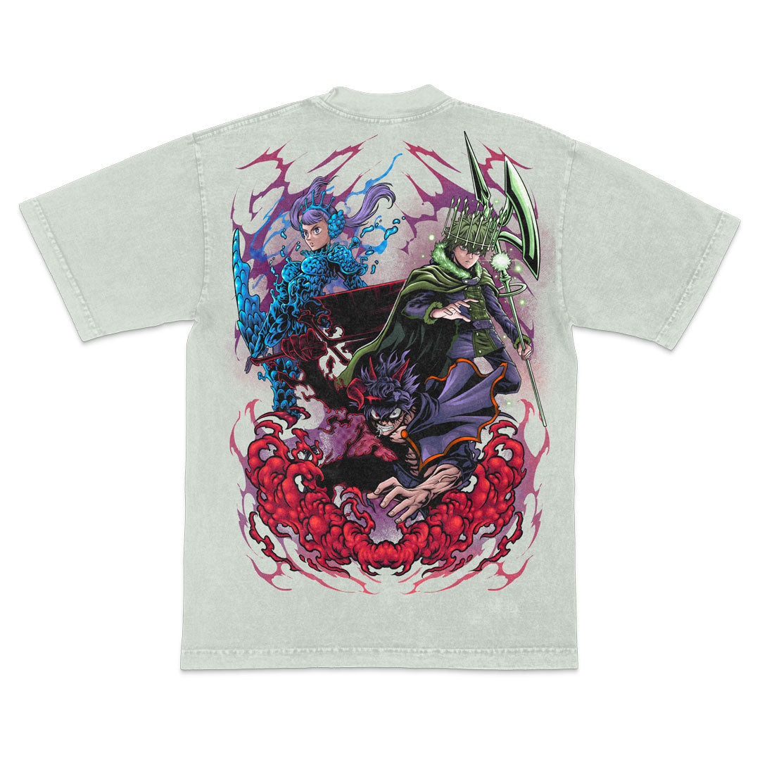 Triple Threat Heavyweight Mineral Wash Tee - Limestone