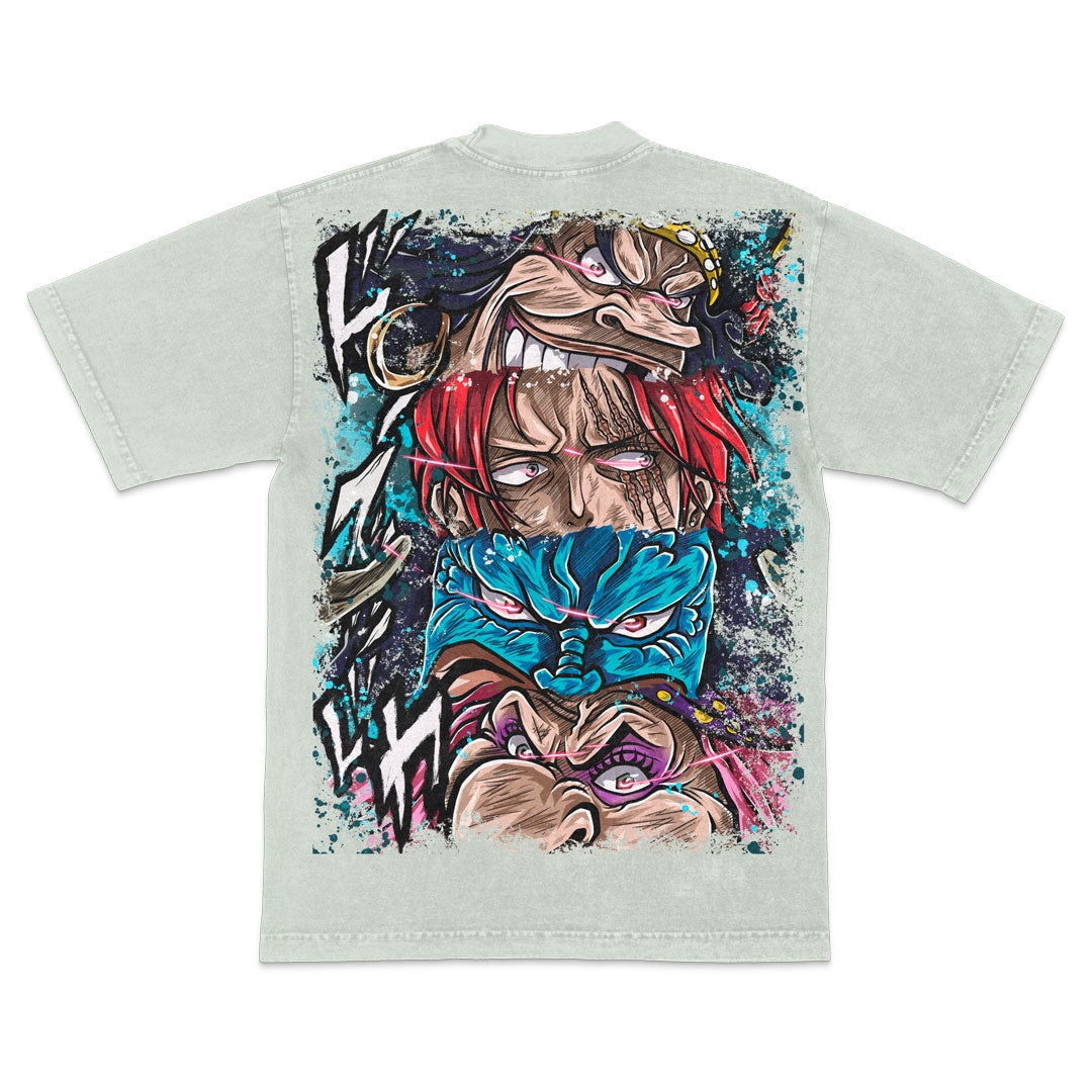 Emperors of The Sea Heavyweight Mineral Wash Tee - Limestone