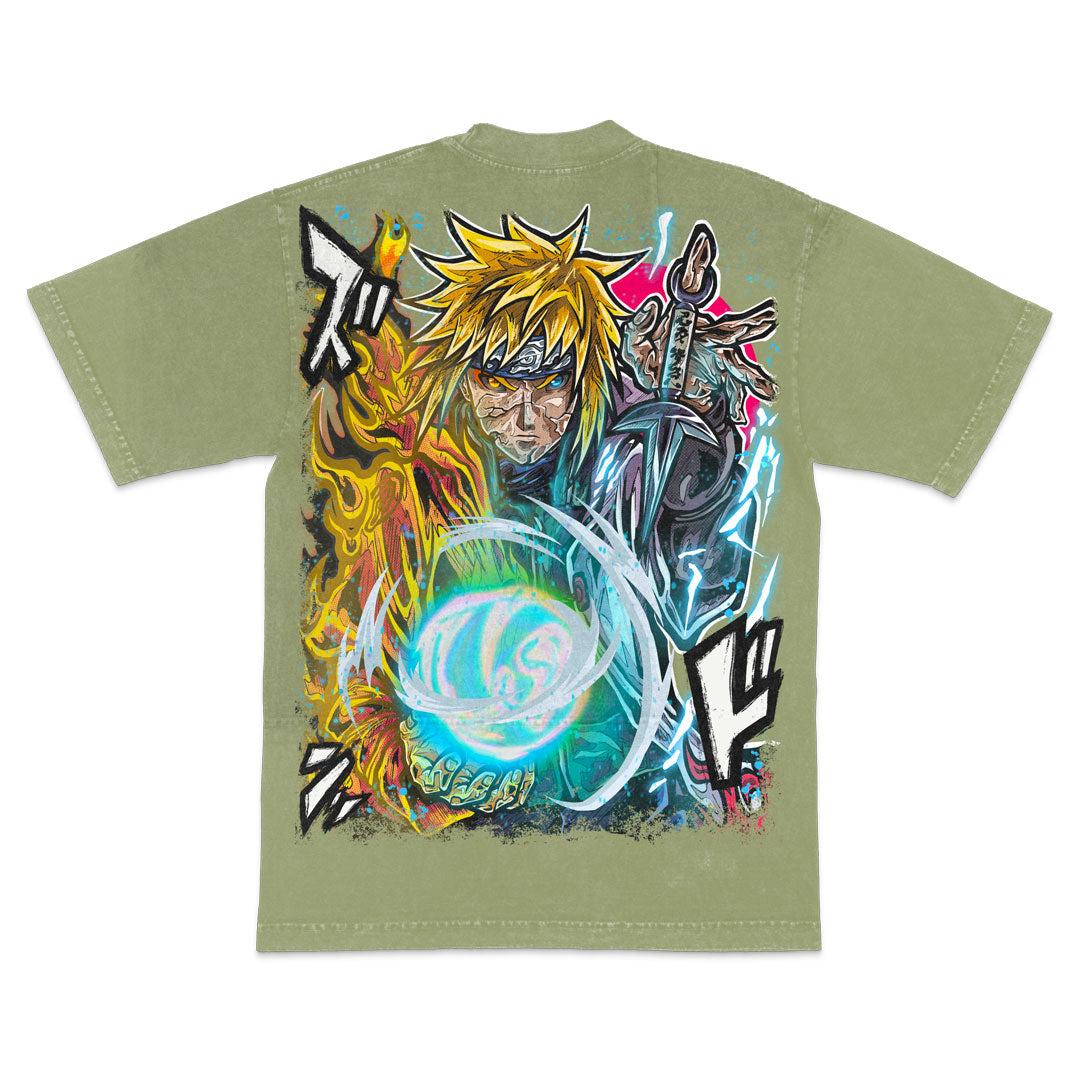 Flashpoint Fury Heavyweight Mineral Wash Tee - Matcha
