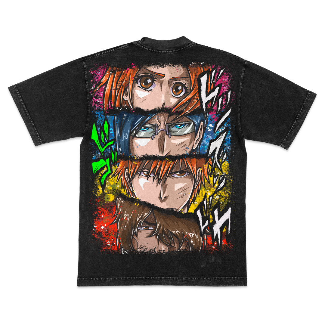 Team Ichigo Heavyweight Mineral Wash Tee - Black