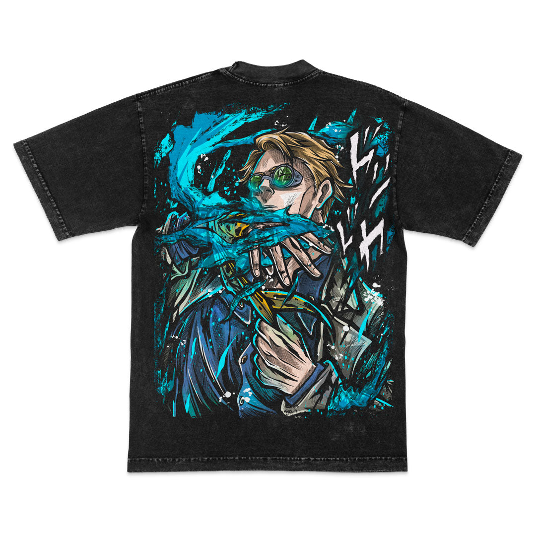 Overtime Heavyweight Mineral Wash Tee - Black