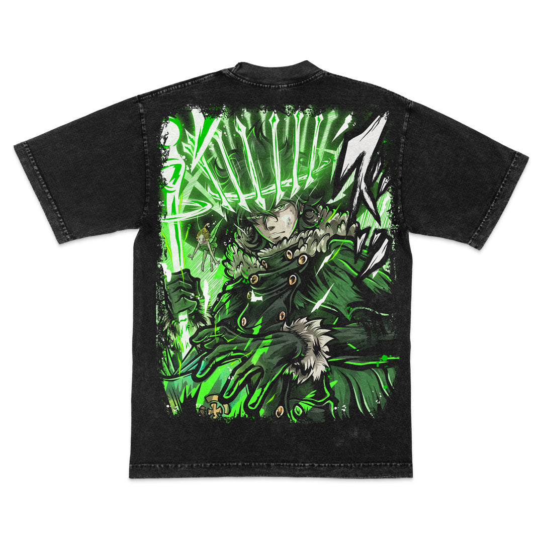 Spirit of Boreas Heavyweight Mineral Wash Tee - Black
