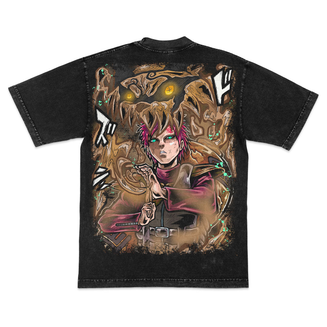 Desert's Wrath Heavyweight Mineral Wash Tee - Black