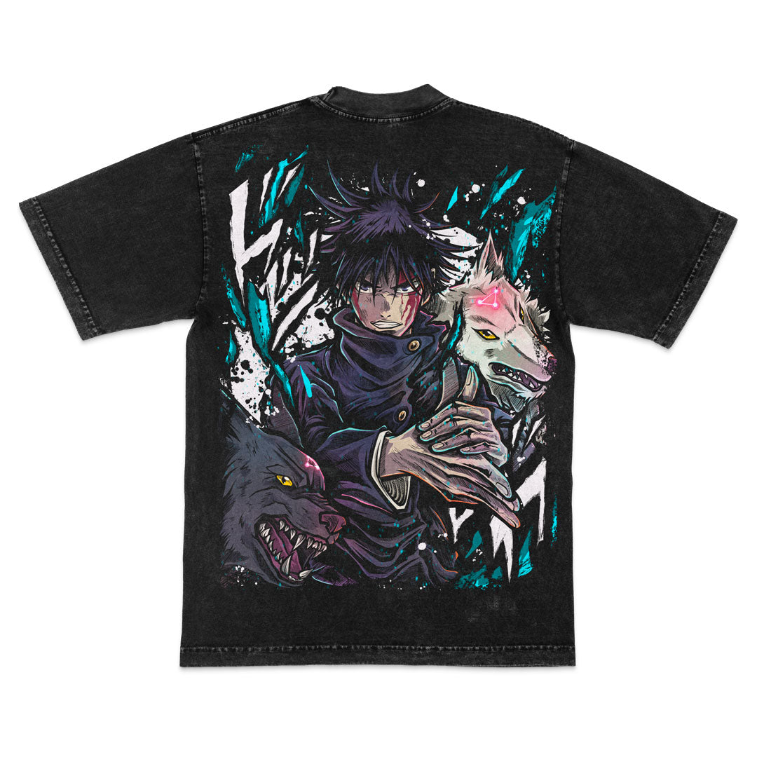 Divine Dogs Heavyweight Mineral Wash Tee - Black