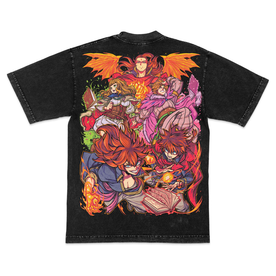 Vermilion Family Heavyweight Mineral Wash Tee - Black