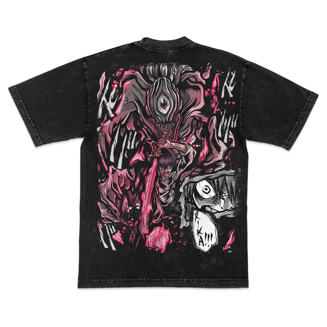 Cursed Love Heavyweight Mineral Wash Tee - Black