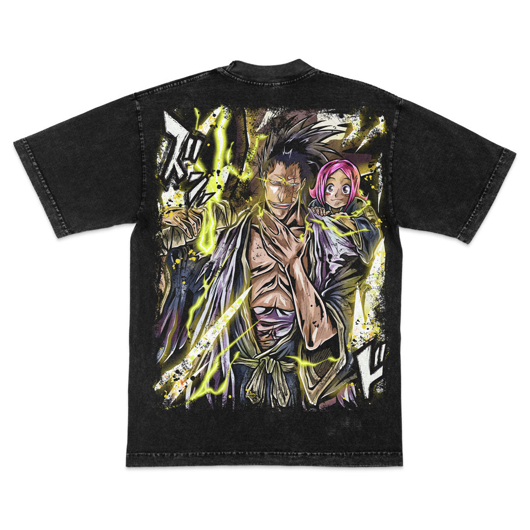 11th Kenpachi Heavyweight Mineral Wash Tee - Black