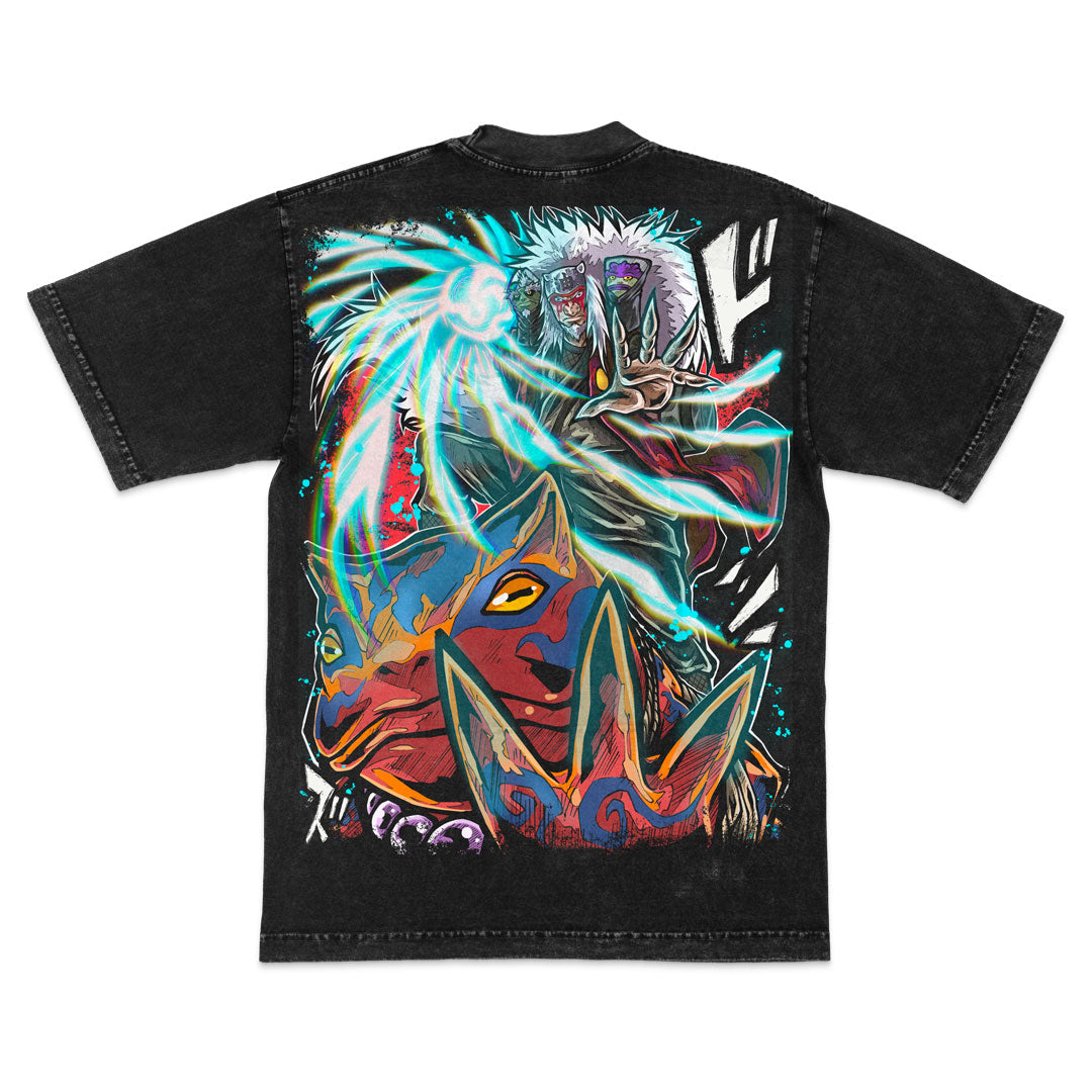 Toad Sage Heavyweight Mineral Wash Tee - Black