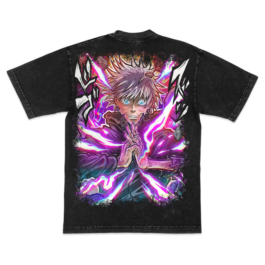 Unrestrained Havoc Heavyweight Mineral Wash Tee - Black