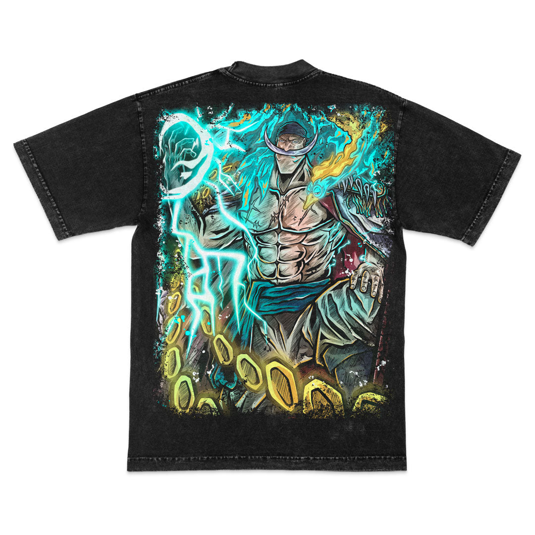 Whitebeard Heavyweight Mineral Wash Tee - Black