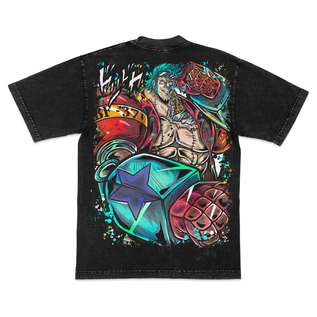 Cyborg Heavyweight Mineral Wash Tee - Black