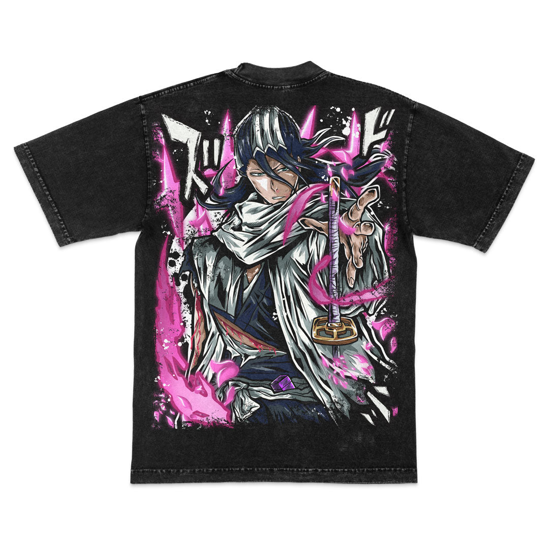 Senbonzakura Heavyweight Mineral Wash Tee - Black