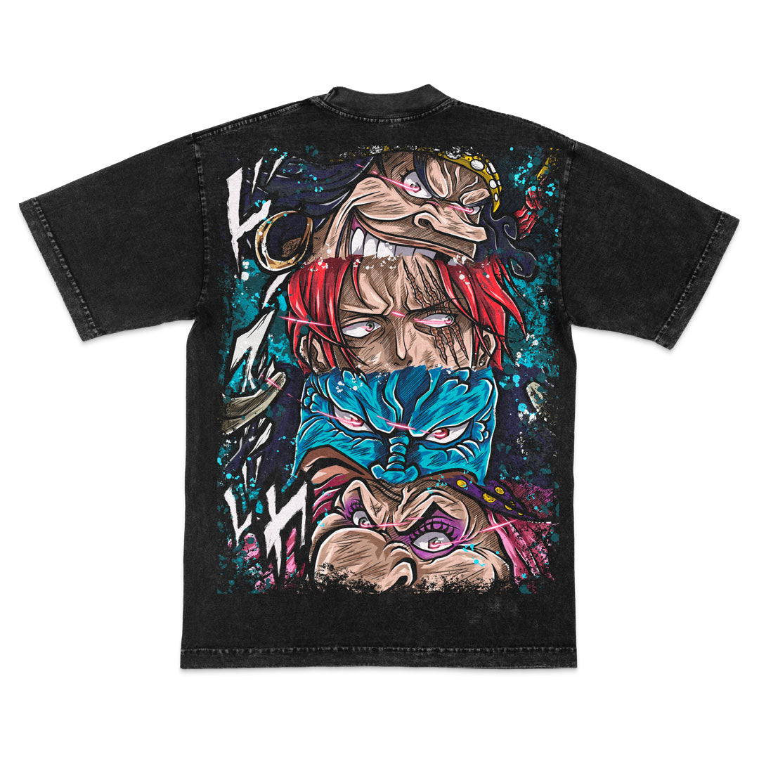 Emperors of The Sea Heavyweight Mineral Wash Tee - Black