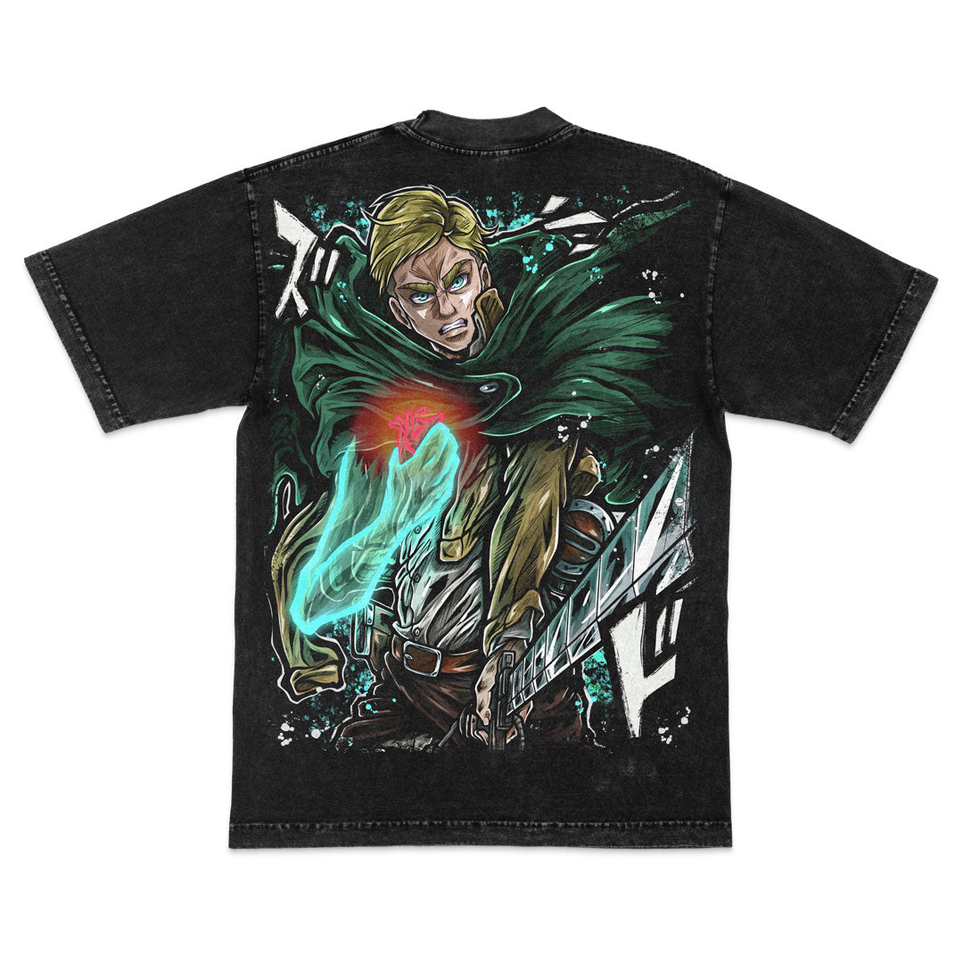 Sacrifice Heavyweight Mineral Wash Tee - Black