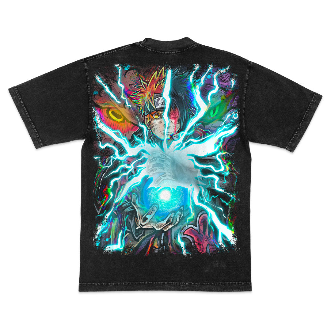 Resonance Heavyweight Mineral Wash Tee - Black