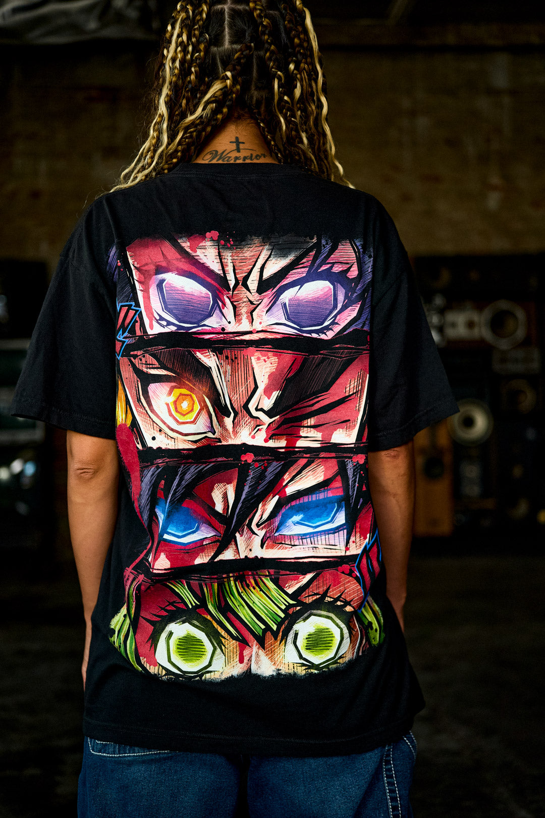 Hashira Gaze Heavyweight Tee - Black