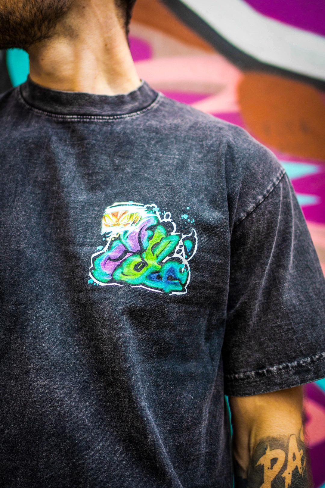 Legend's Wrath Heavyweight Mineral Wash Tee - Black