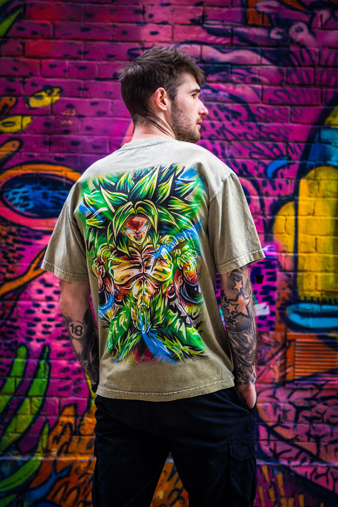Legend's Wrath Heavyweight Mineral Wash Tee - Matcha