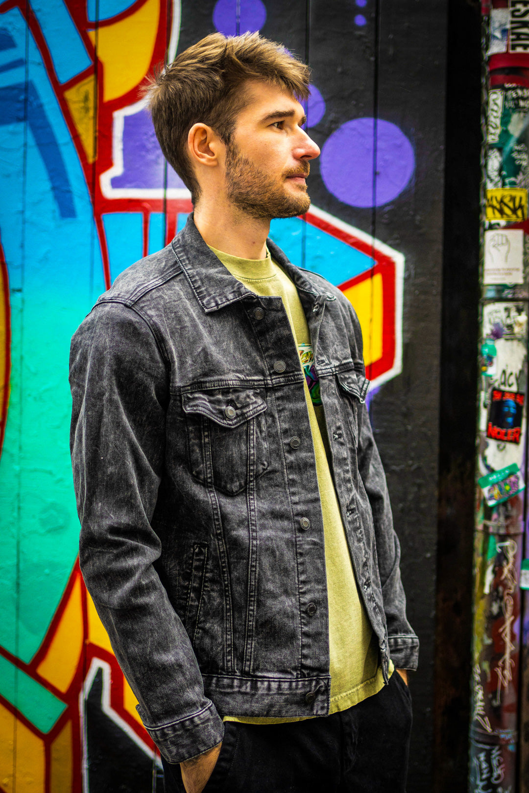 Legend's Wrath Denim Jacket - Black