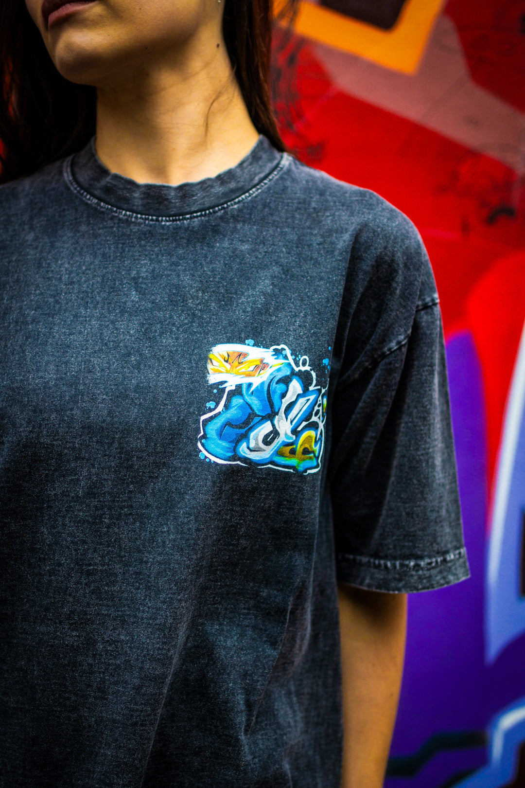 Pride Reforged Heavyweight Mineral Wash Tee - Black