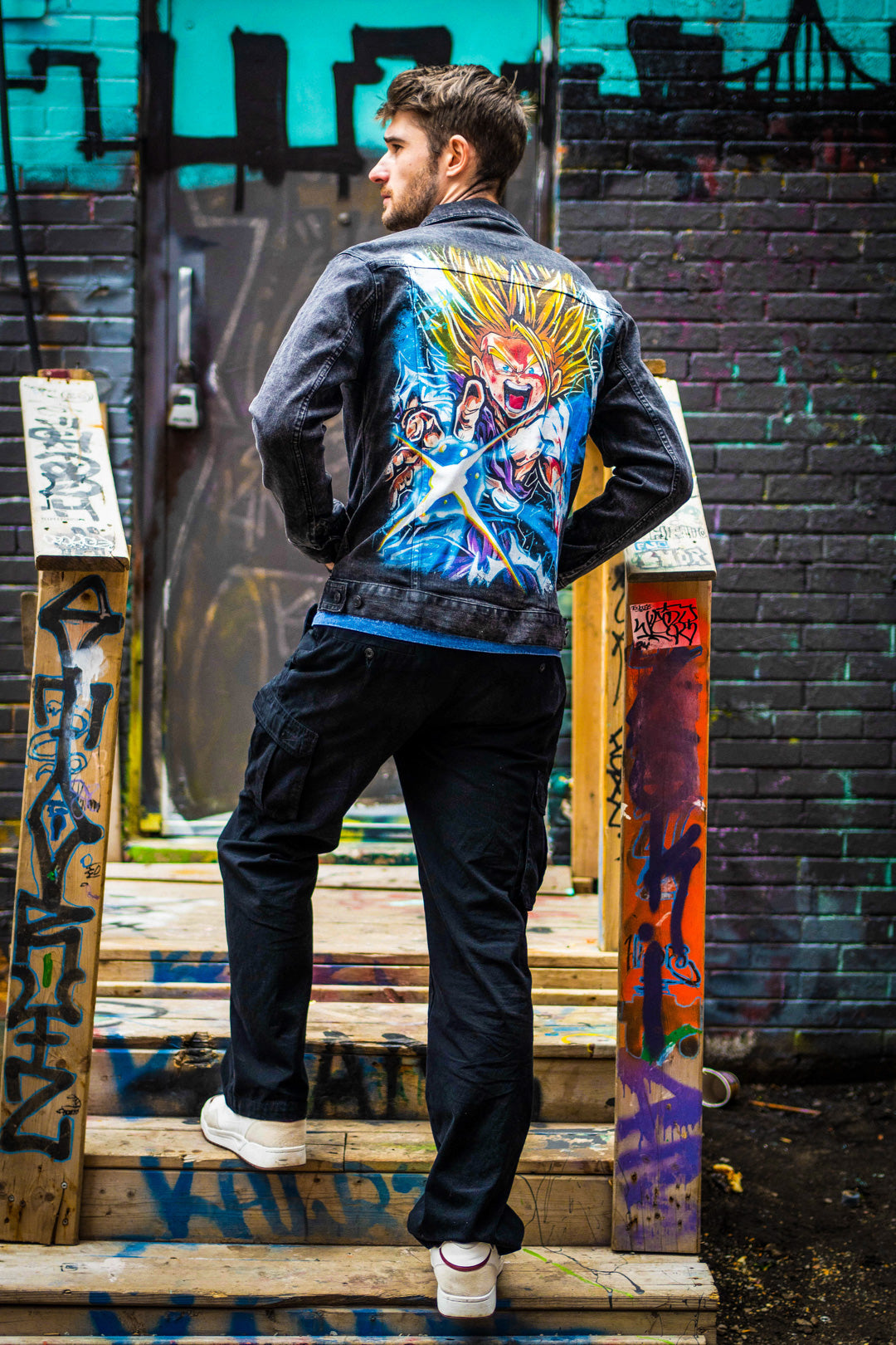Awakened Potential Denim Jacket - Black