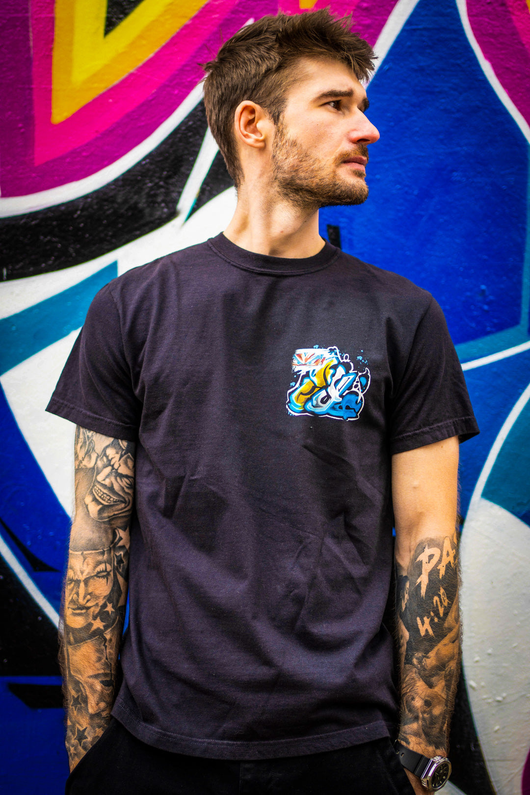 Galactic Ascension Heavyweight Tee - Black