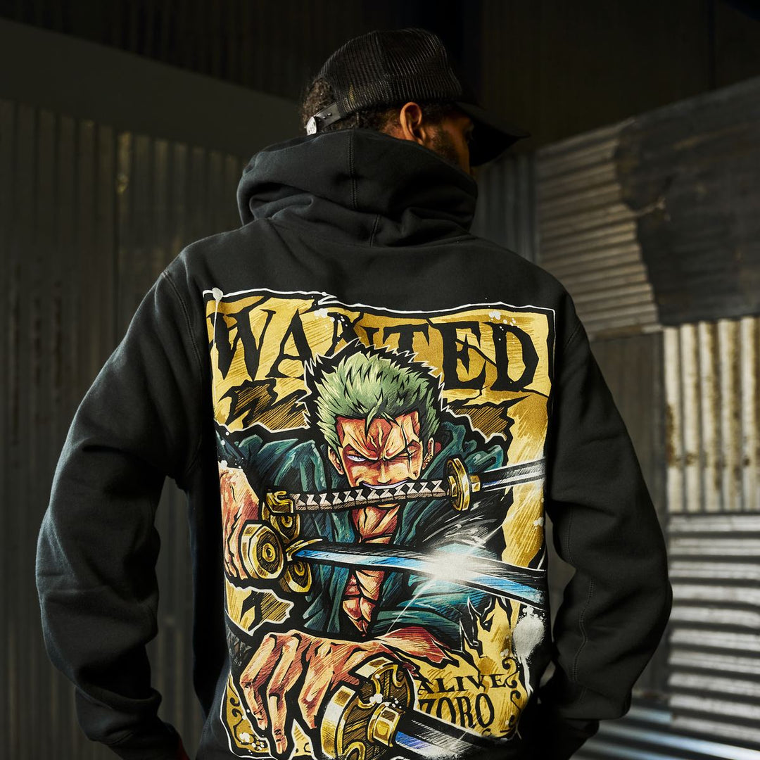 Three Sword Oath Heavyweight Hoodie - Black