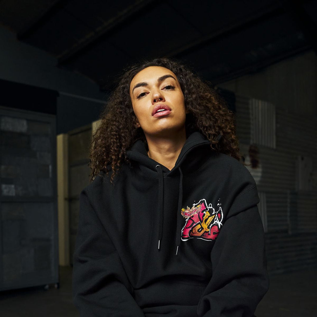 String Dominion Heavyweight Hoodie - Black