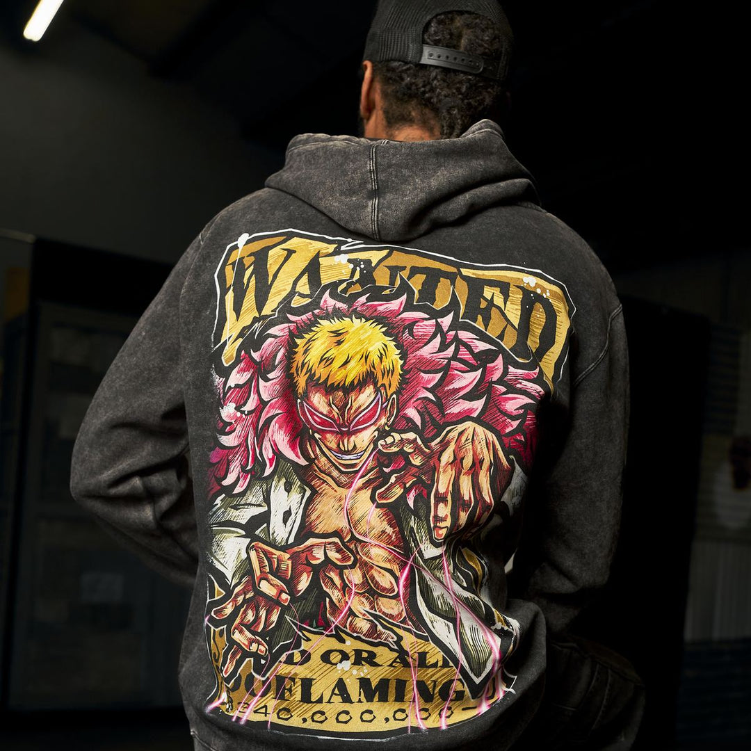 String Dominion Mineral Wash Hoodie - Black