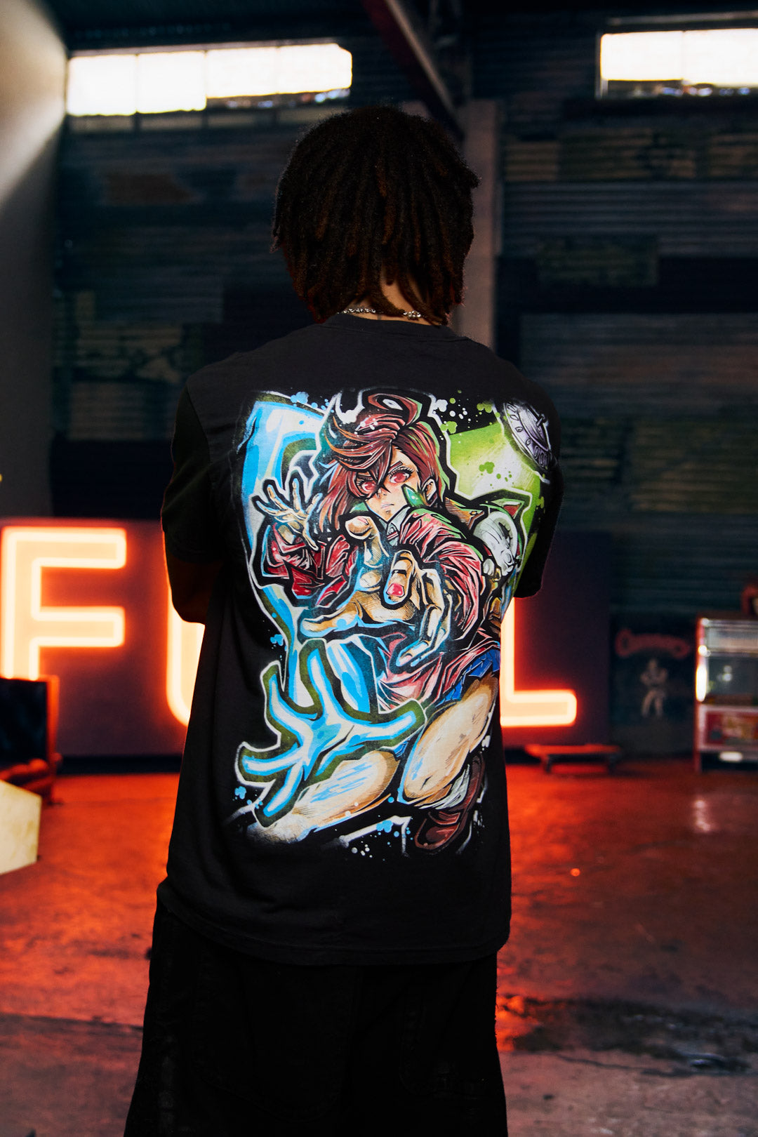 Psychic Strike Heavyweight Tee - Black