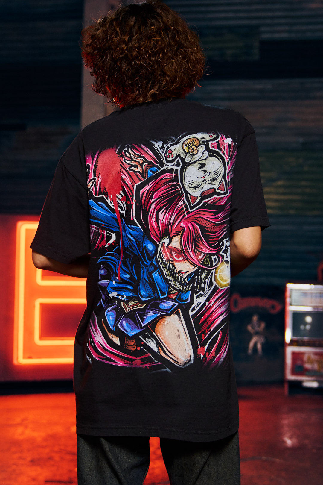 Silk Cyclone Heavyweight Tee - Black