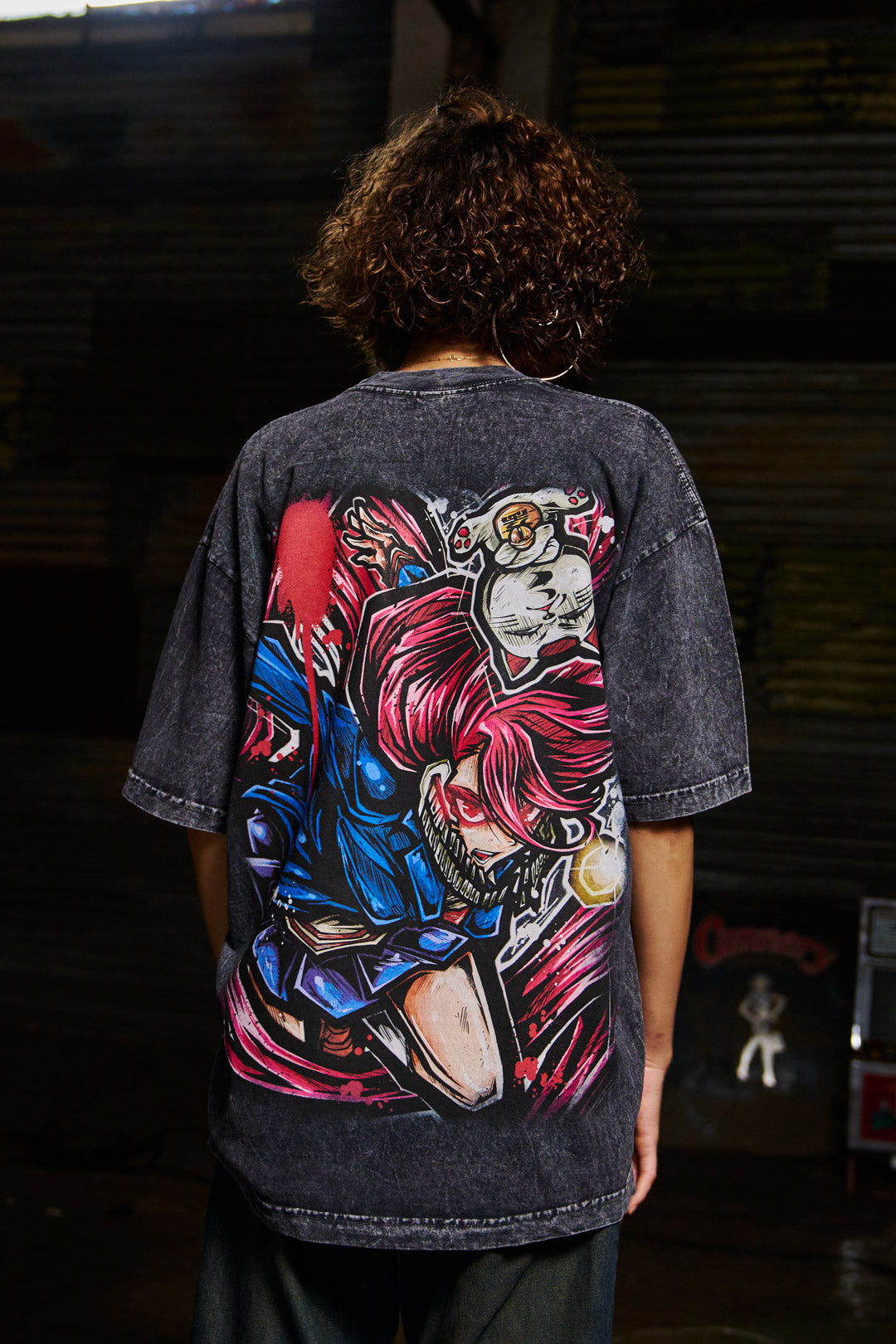 Silk Cyclone Heavyweight Mineral Wash Tee - Black
