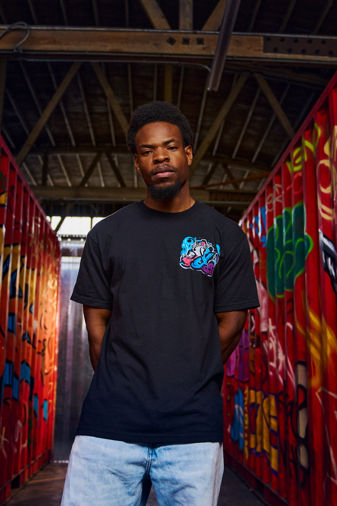 Burn Notice Heavyweight Tee - Black