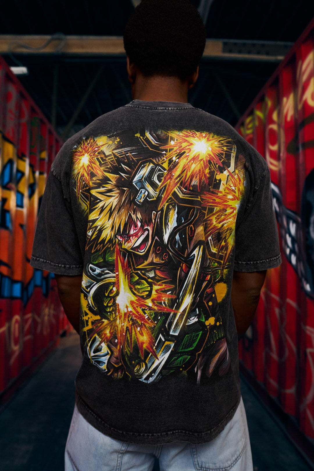 Ground Zero Heavyweight Mineral Wash Tee - Black