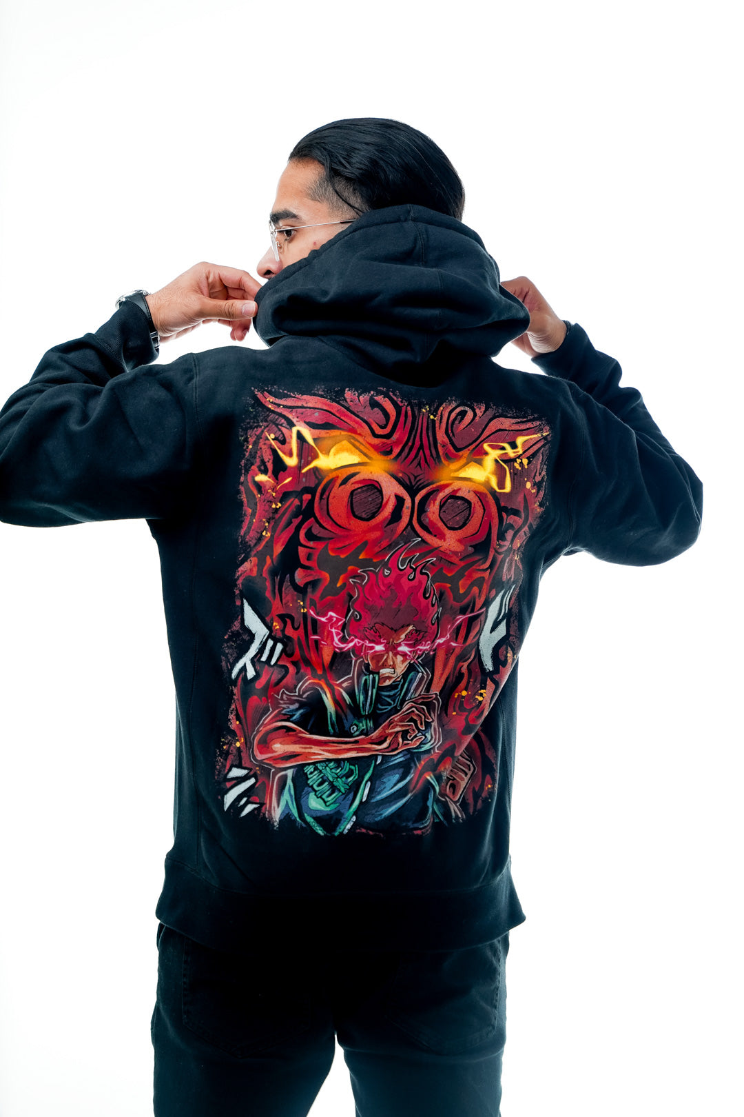 Blood Aura Heavyweight Hoodie - Black