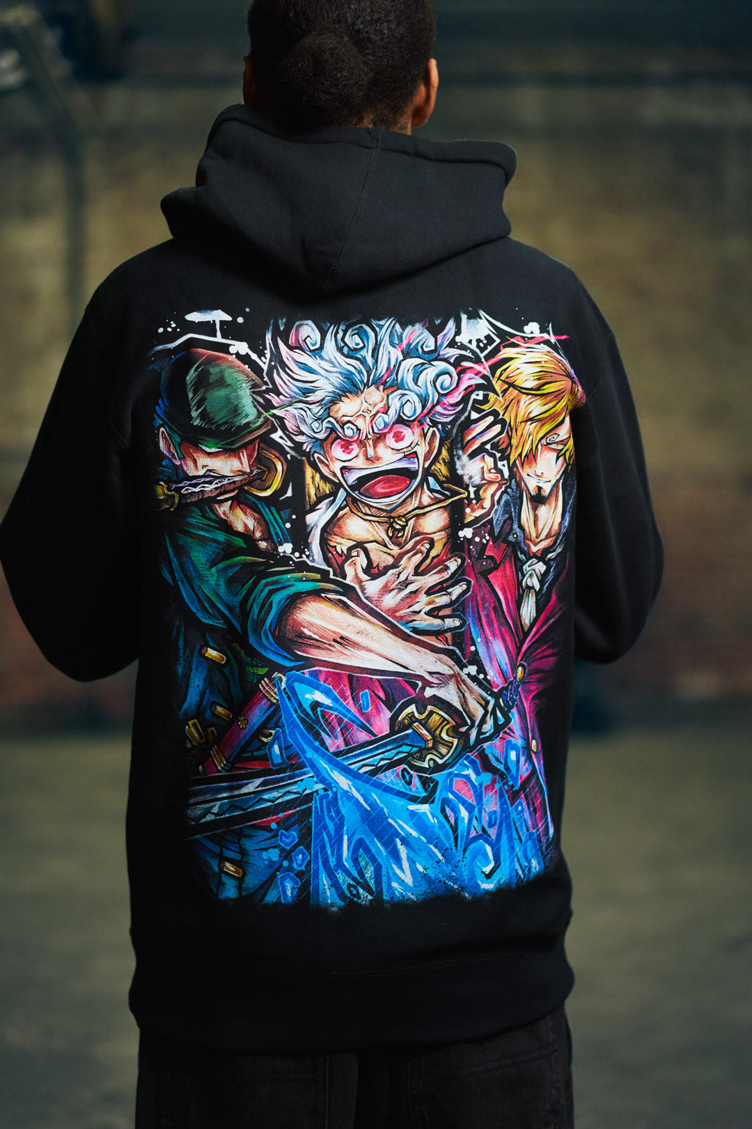 Monster Trinity Heavyweight Hoodie - Black