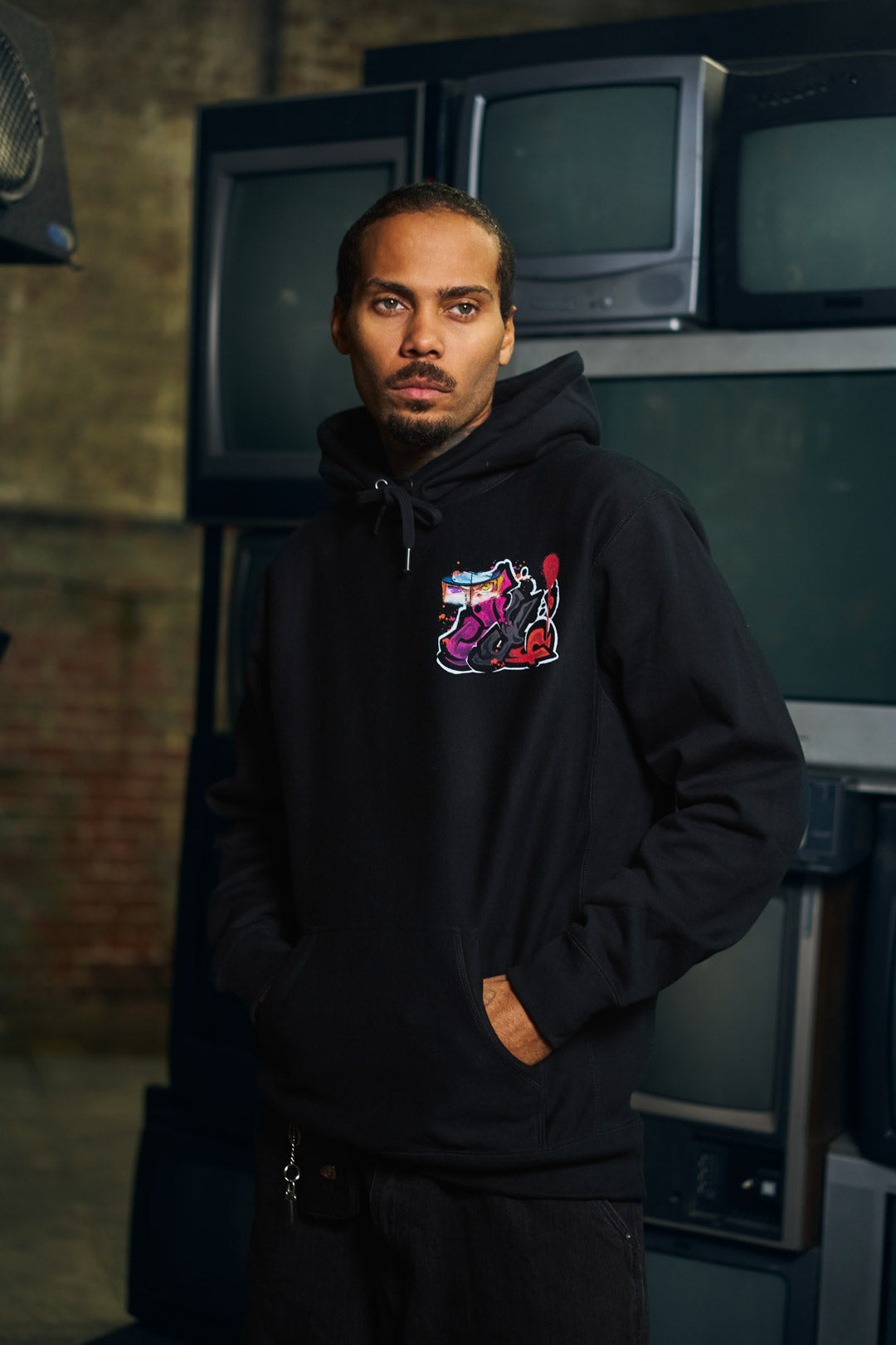 Six Paths Judgment Heavyweight Hoodie - Black