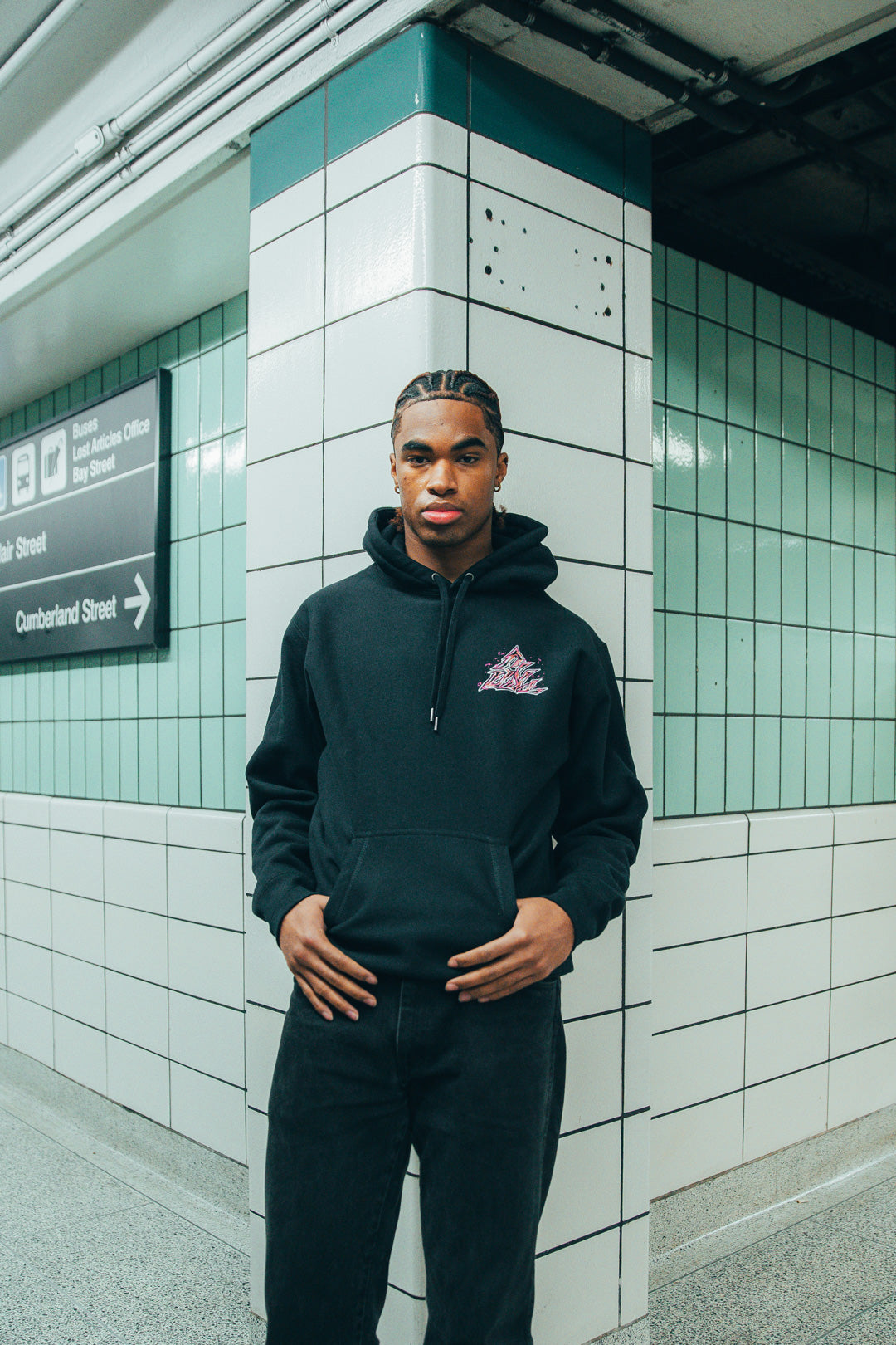 Marked Maverick Heavyweight Hoodie - Black