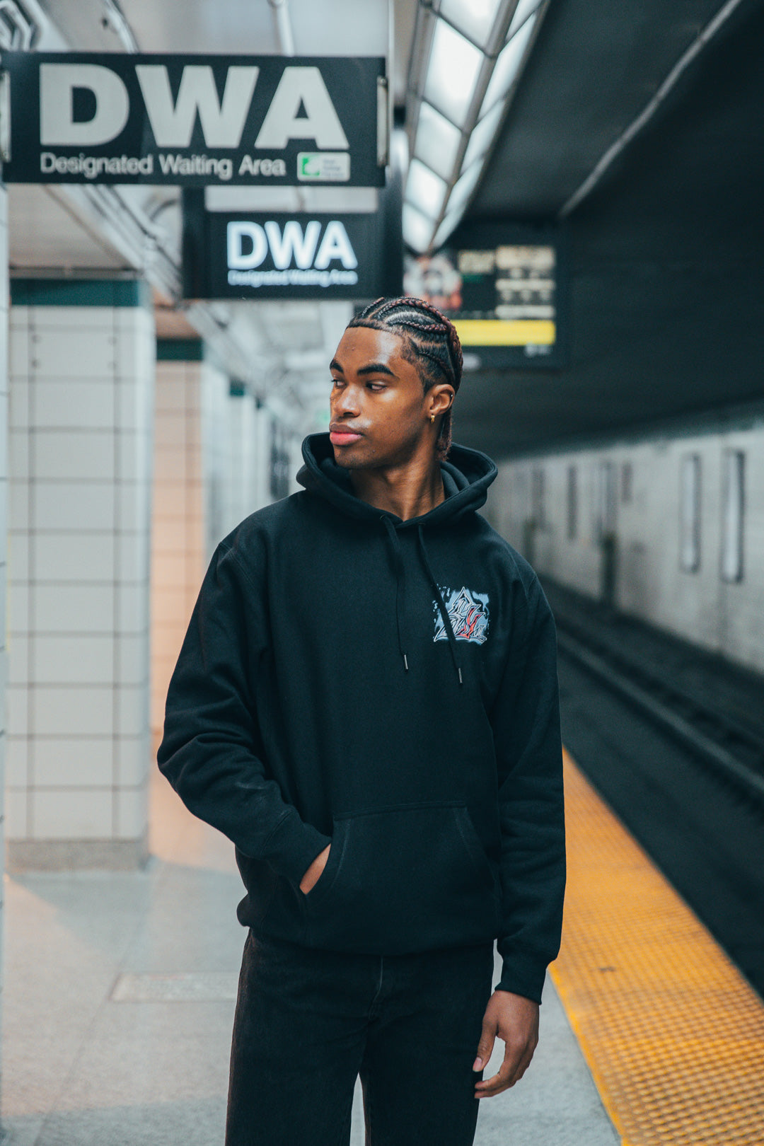 Brotherly Brawler Heavyweight Hoodie - Black