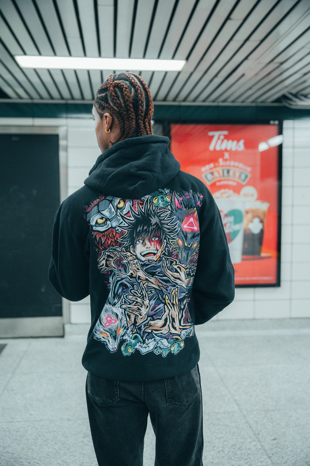 Shikigami Shaman Heavyweight Hoodie - Black
