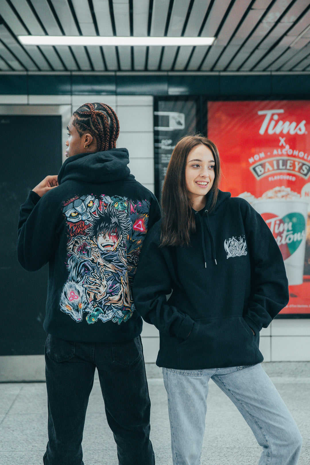 Shikigami Shaman Heavyweight Hoodie - Black
