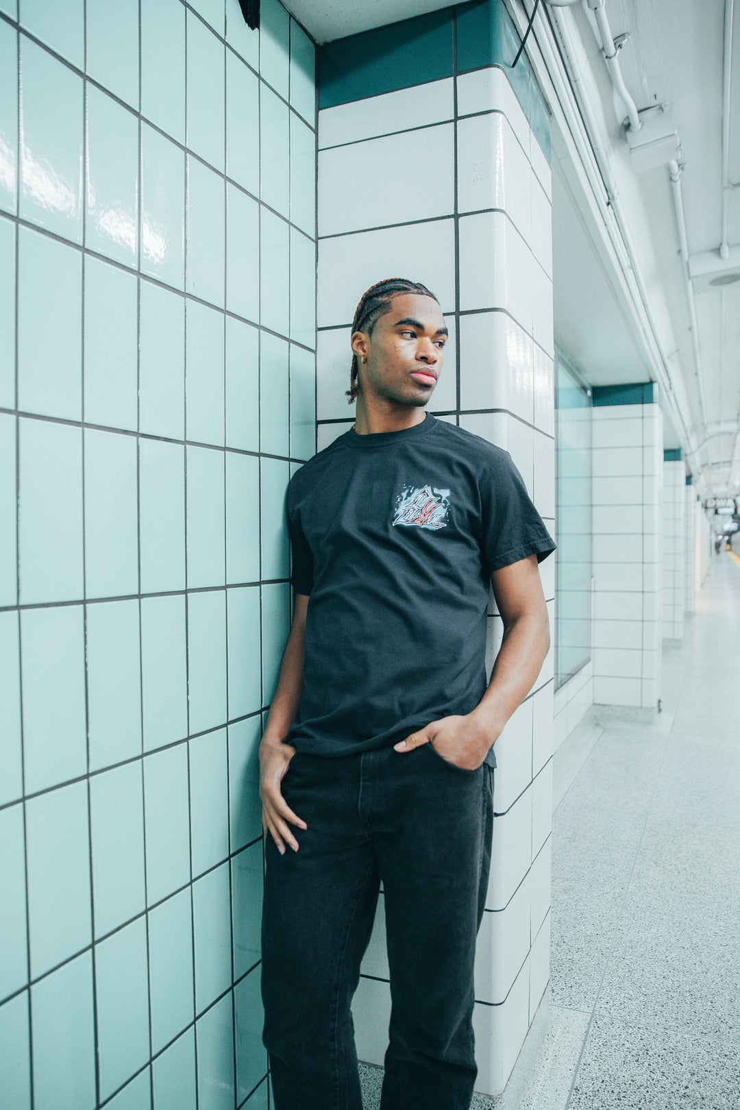 Brotherly Brawler Heavyweight Tee - Black