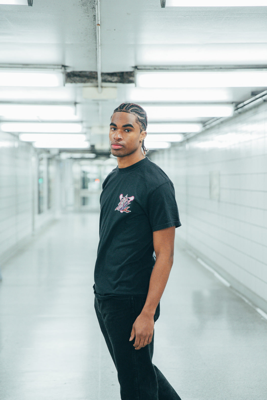Shikigami Shaman Heavyweight Tee - Black