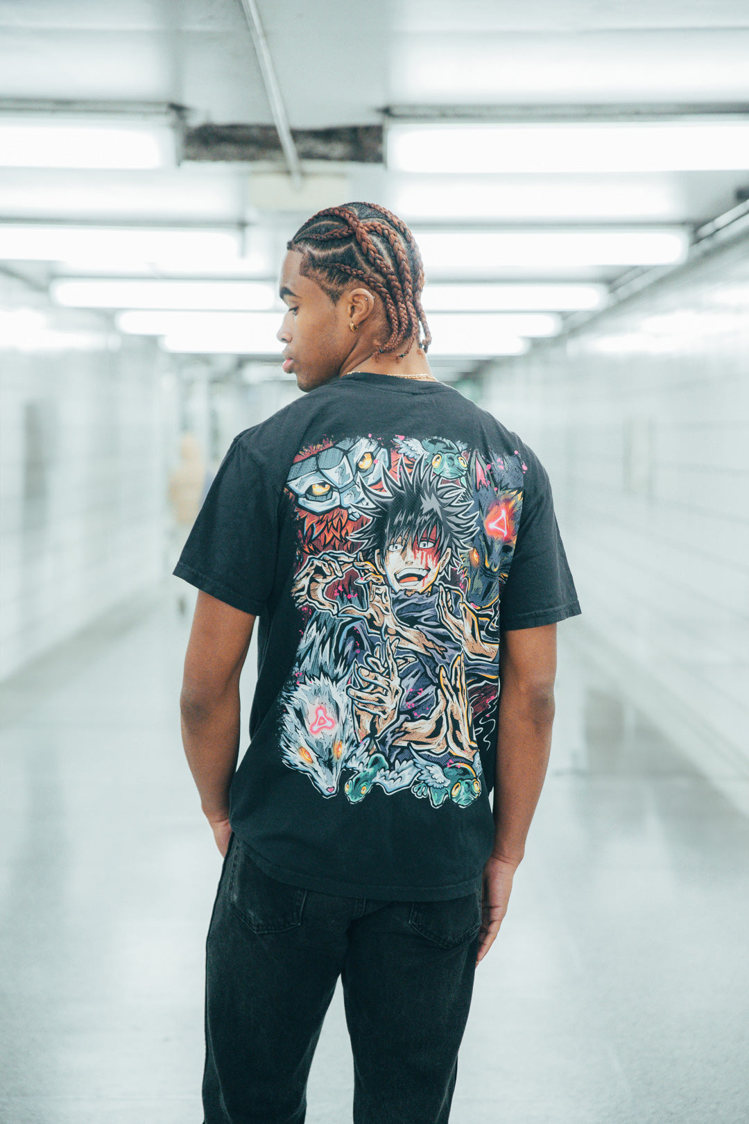 Shikigami Shaman Heavyweight Tee - Black