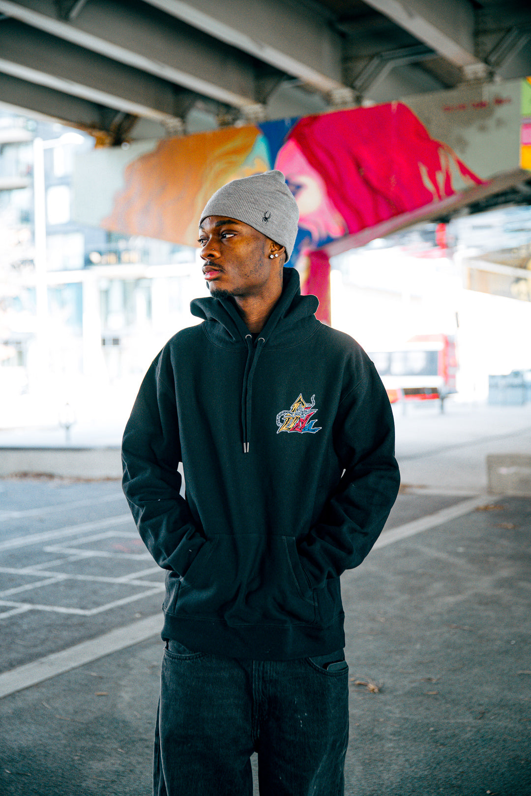 Kurta's Conviction Heavyweight Hoodie - Black