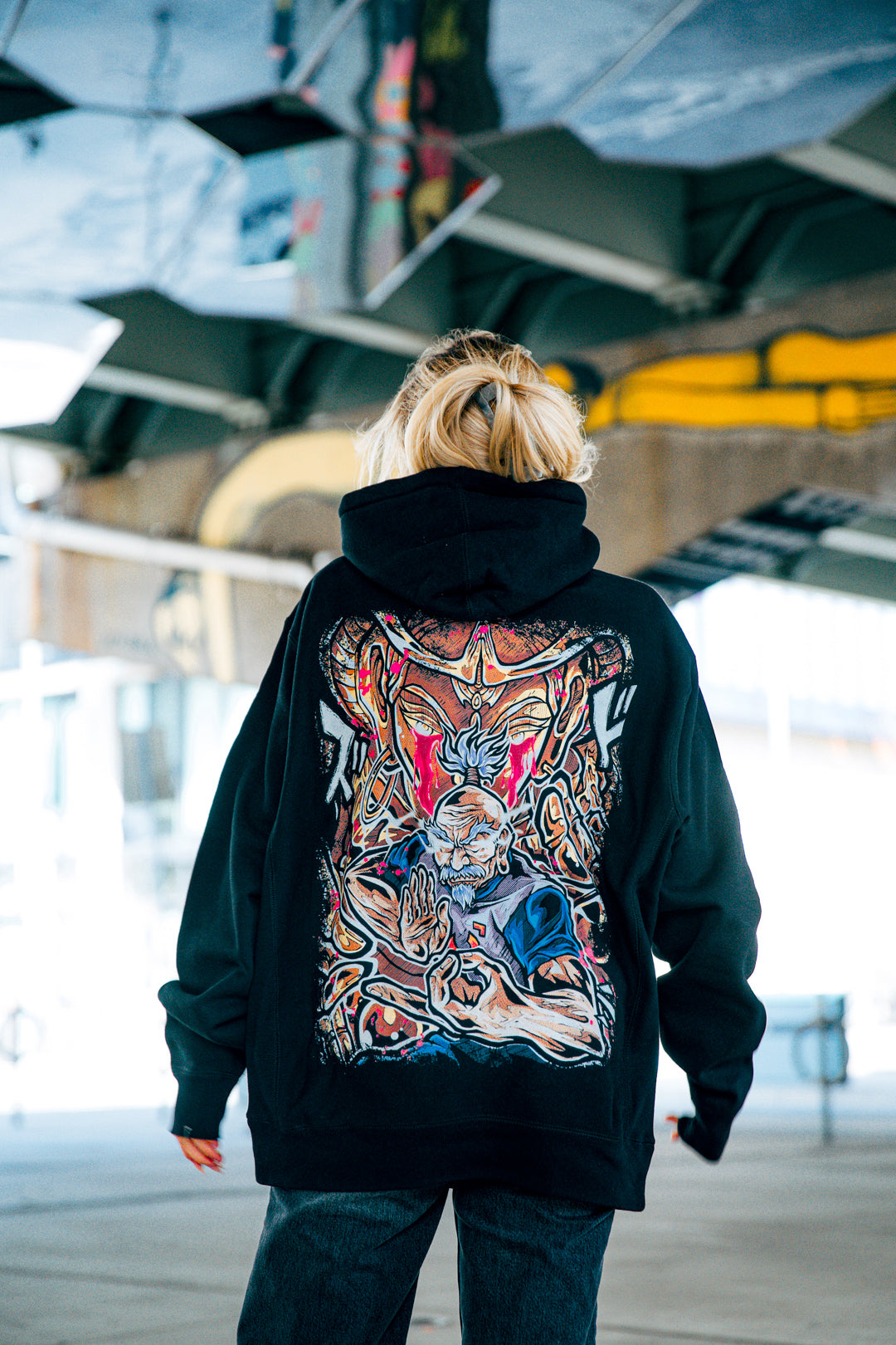 Thousand Hands Wrath Heavyweight Hoodie - Black
