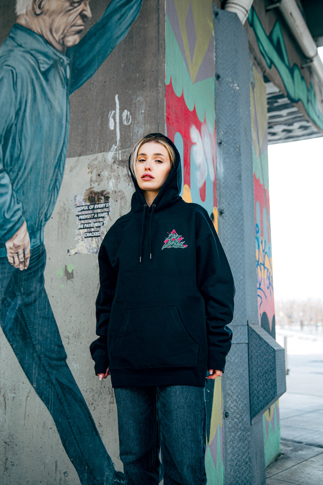 Noble Comrade Heavyweight Hoodie - Black