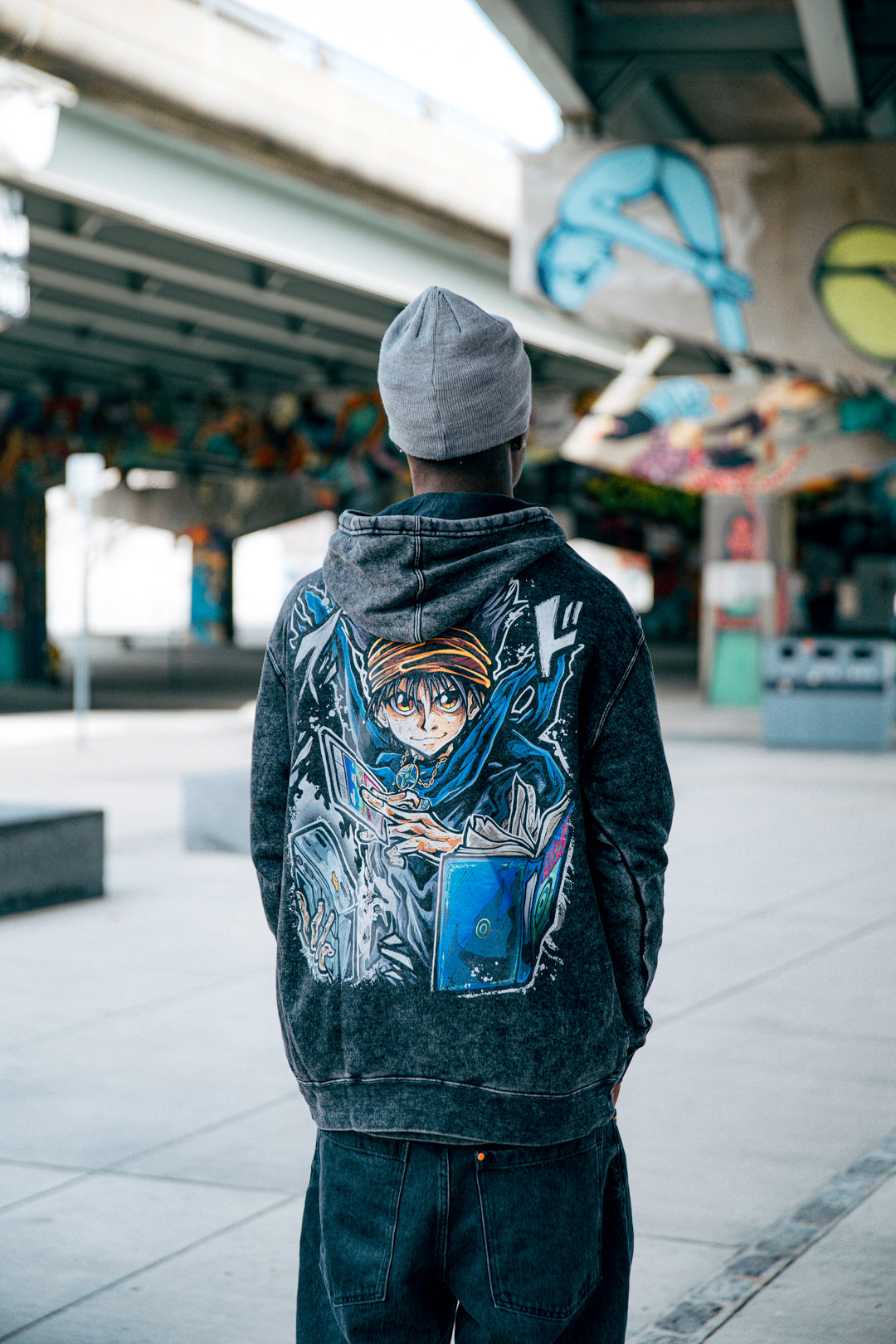 Ruler's Blessing Mineral Wash Hoodie - Black